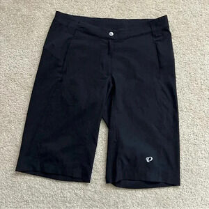 Pearl Izumi Bermuda Biking Cycling Shorts 14” Women Size Medium Black Outdoor